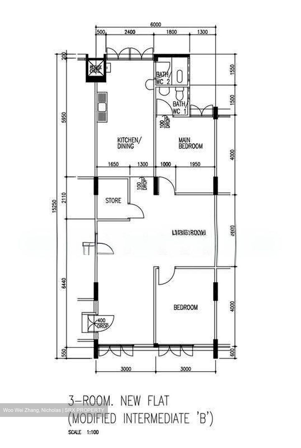 Blk 335 Clementi Avenue 2 (Clementi), HDB 3 Rooms #609745051